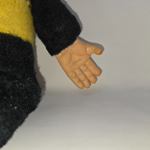 Vintage Zippy Monkey Mr Bim Zip Plush Banana Toy Rubber Face Doll 16" - Picture 5 of 16